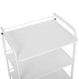 Chariot de soins 3 plateaux 62 x 44 x 85 cm Blanc