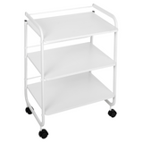 Chariot de soins 3 plateaux 62 x 44 x 85 cm Blanc