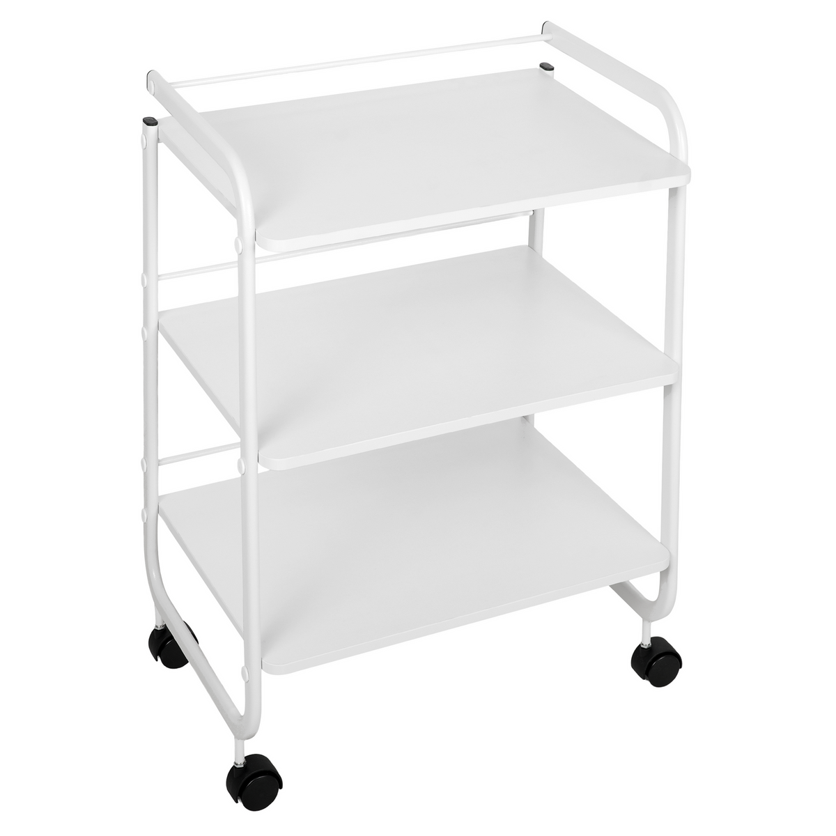 Chariot de soins 3 plateaux 62 x 44 x 85 cm Blanc