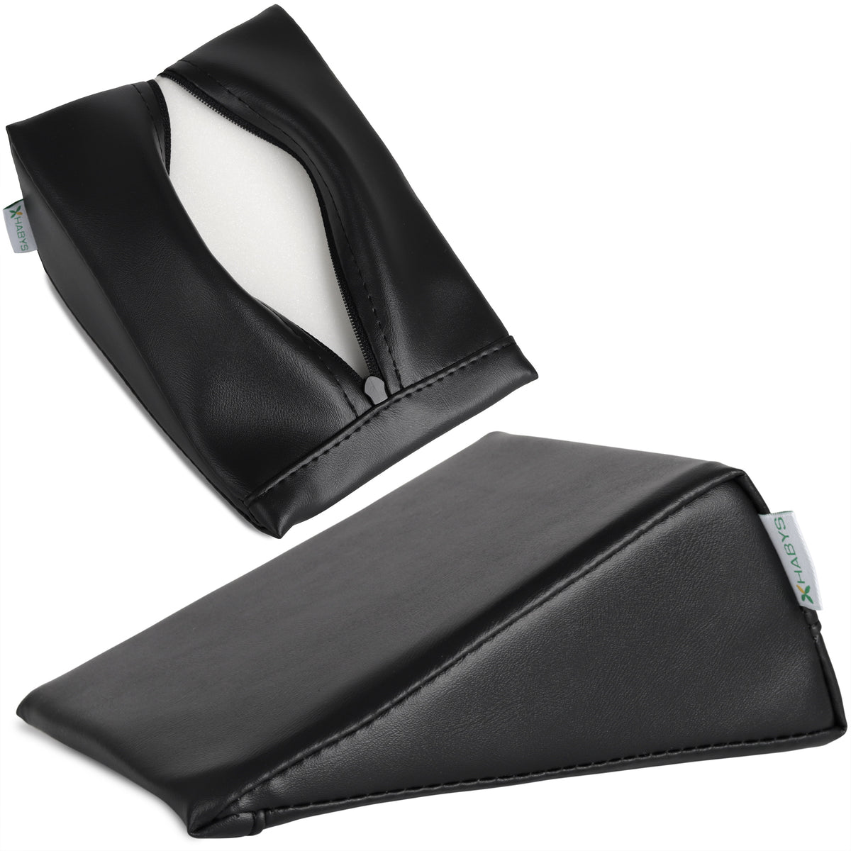 Coussin de positionnement triangulaire 20 x 15 x 10 cm Noir