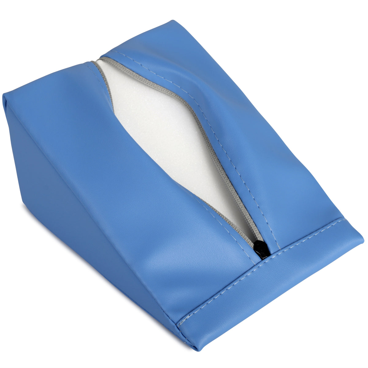 Coussin de positionnement triangulaire 20 x 15 x 10 cm Bleu