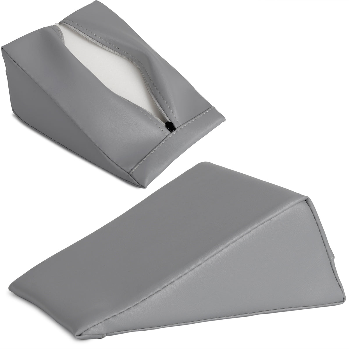 Coussin de positionnement triangulaire 20 x 15 x 10 cm Gris