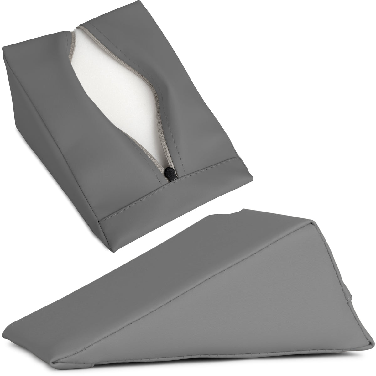 Coussin de positionnement triangulaire 20 x 15 x 10 cm Gris