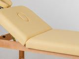 Table de massage fixe en bois de hêtre 185 x 70 cm