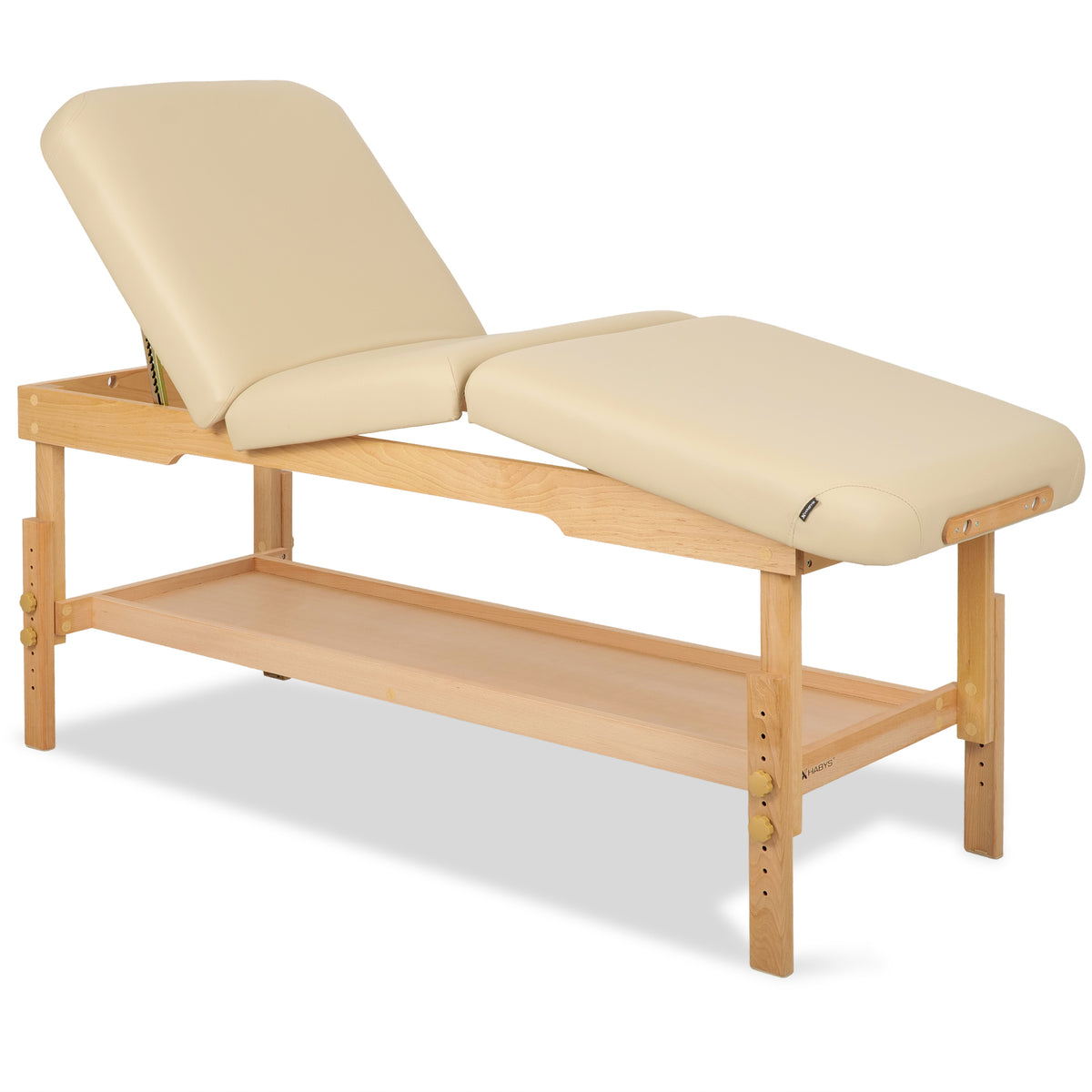 Table de massage fixe en bois Navia Komfort 195 x 70 cm