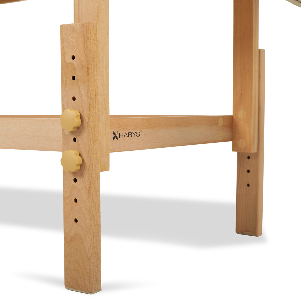 Table de massage fixe en bois Navia Komfort 195 x 70 cm