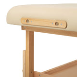 Table de massage fixe en bois Navia 195 x 70 cm