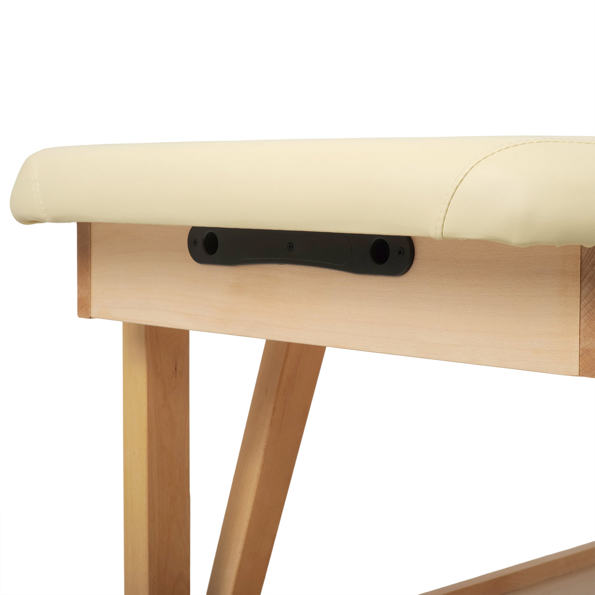 Table de massage fixe en bois Vita Velvet Touch Beige