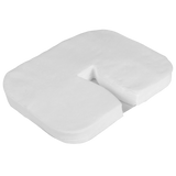 Housse jetable pour assise de table de massage blanc - Protection hygiénique non-tissé avec élastique
