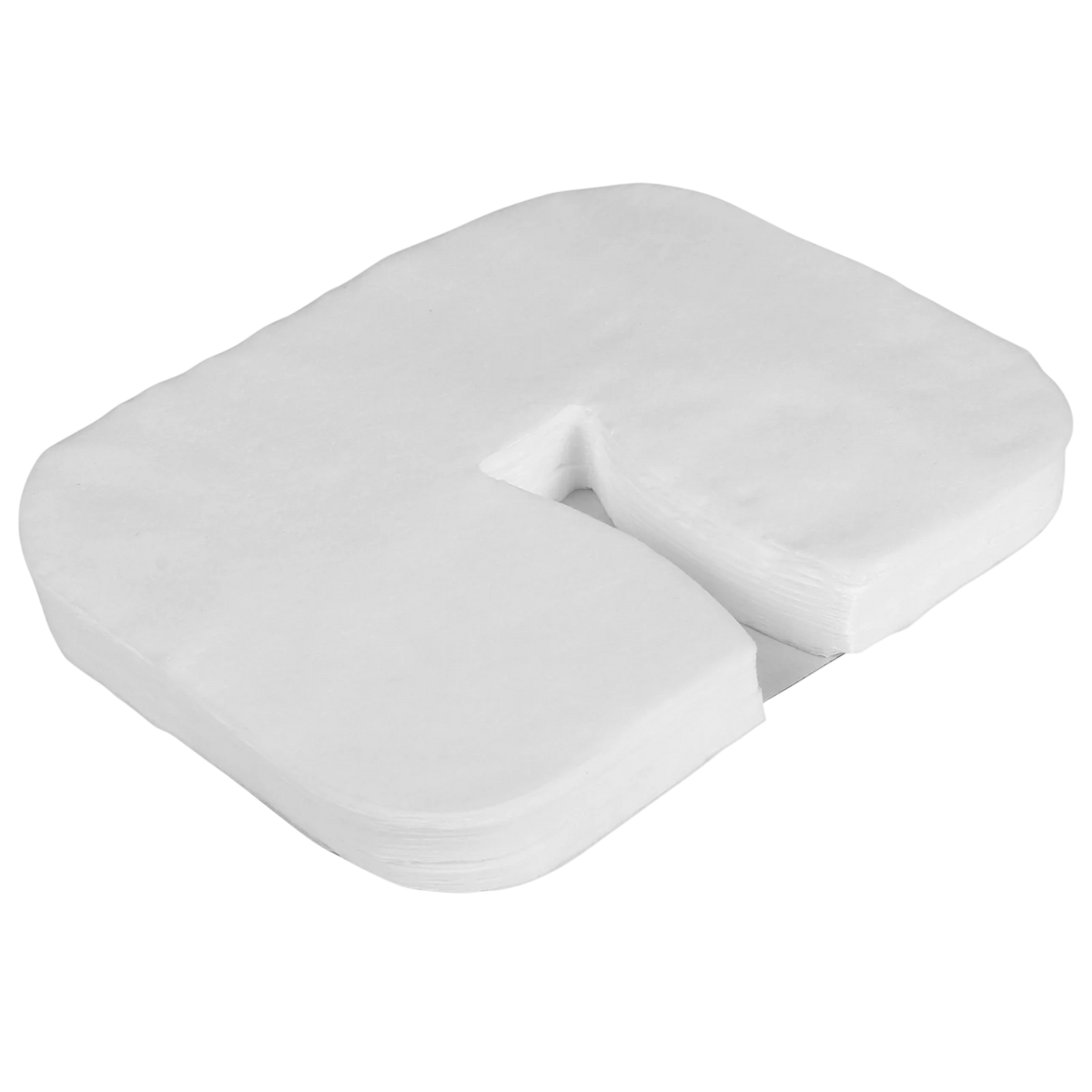 Housse jetable pour assise de table de massage blanc - Protection hygiénique non-tissé avec élastique