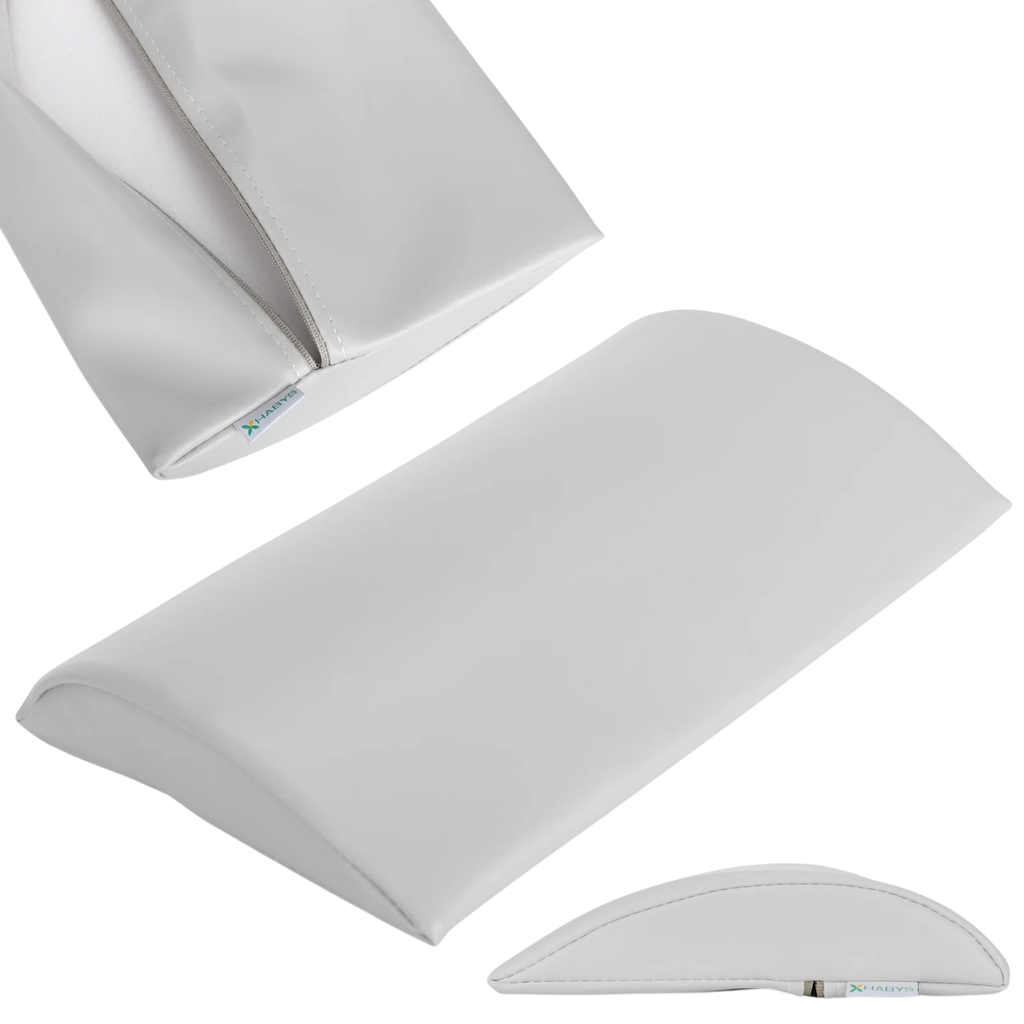 Coussin demi-rond de positionnement lombaire