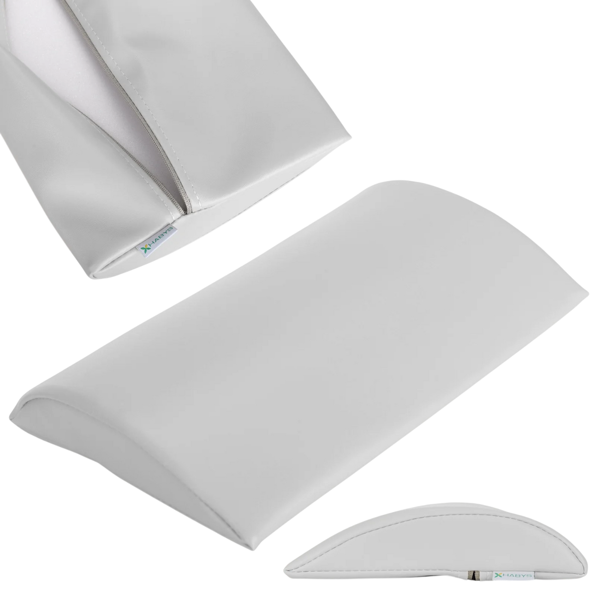Coussin demi-rond de positionnement lombaire