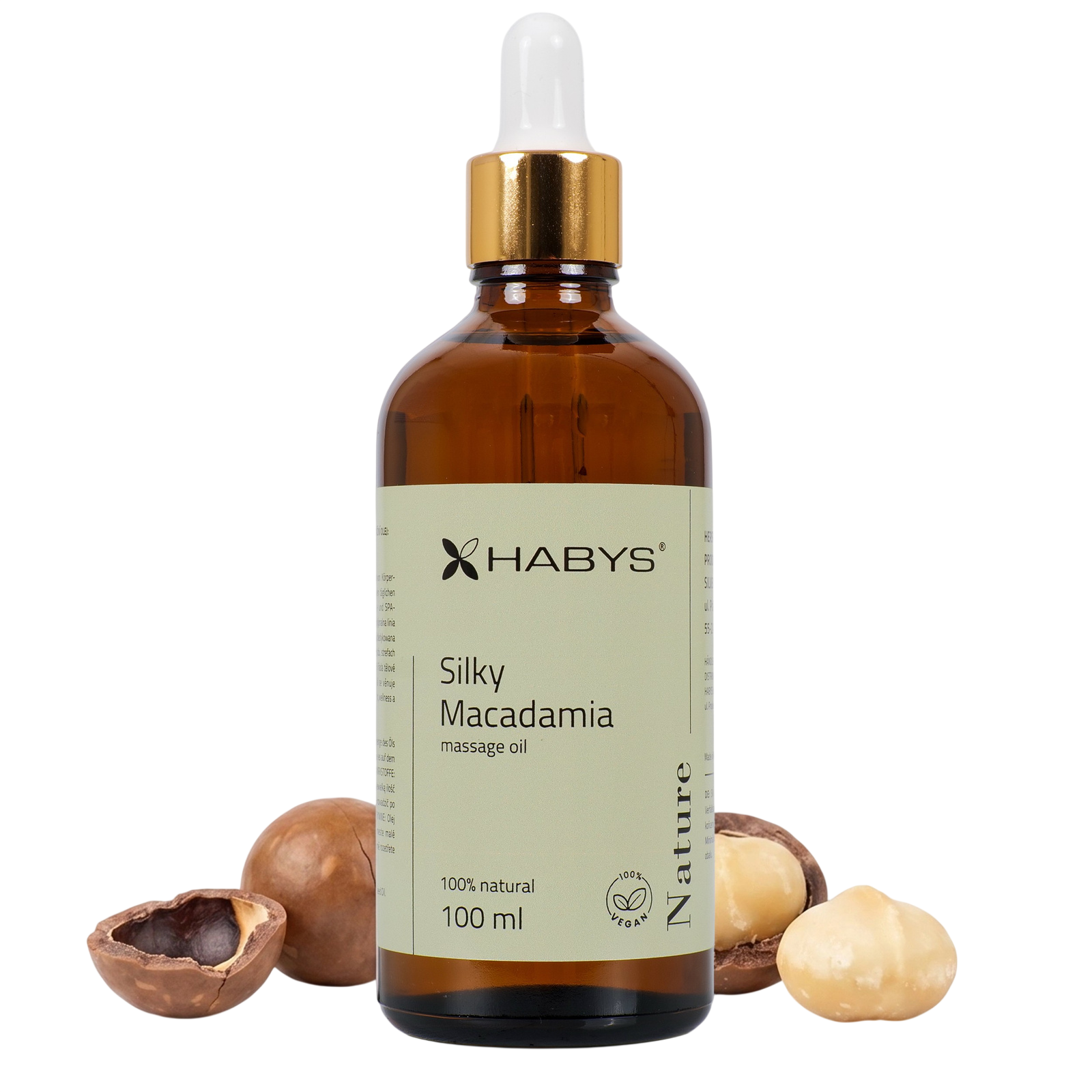 Huile de massage professionnelle Nature Silky Macadamia