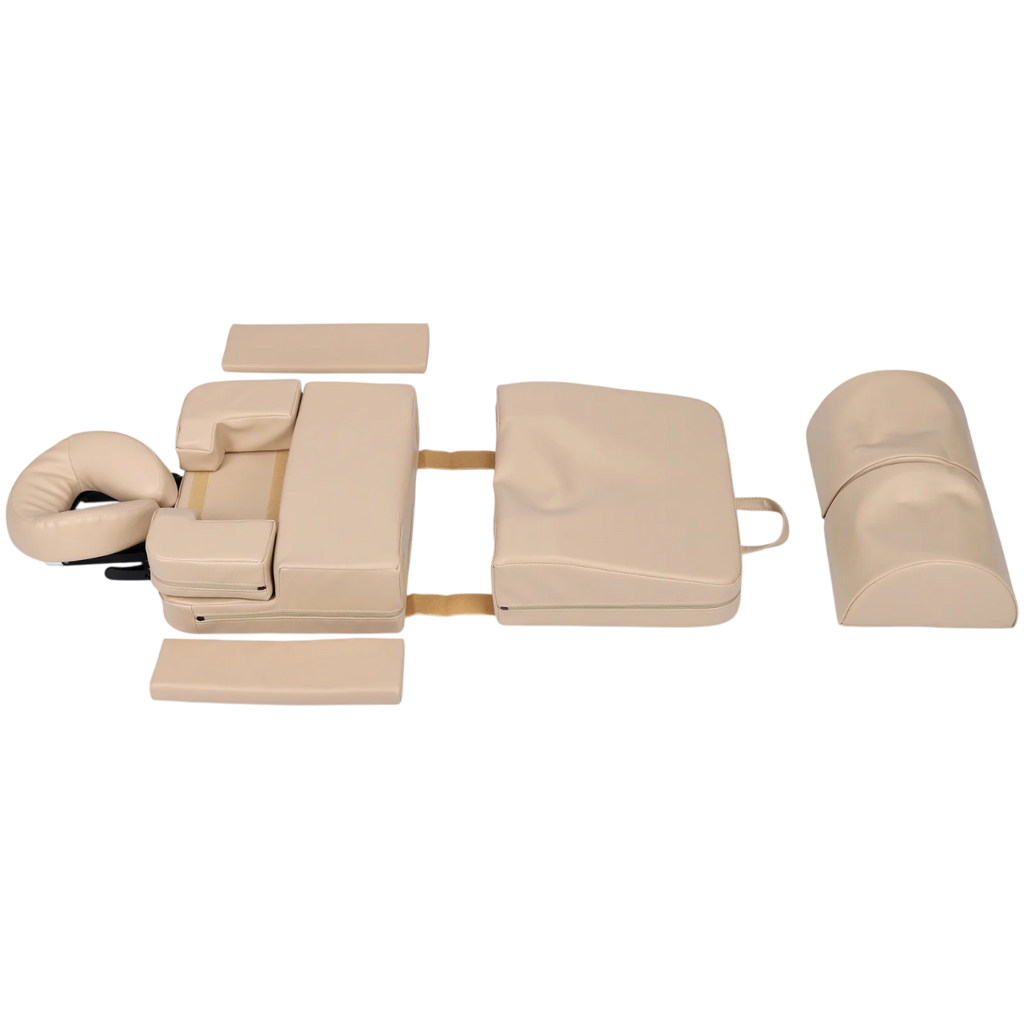 Kit de coussins de positionnement pour femme enceinte posé