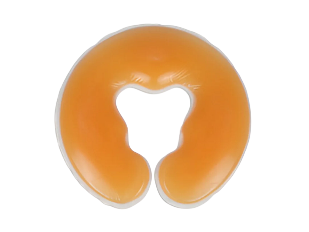 Coussin visage en gel silicone en U