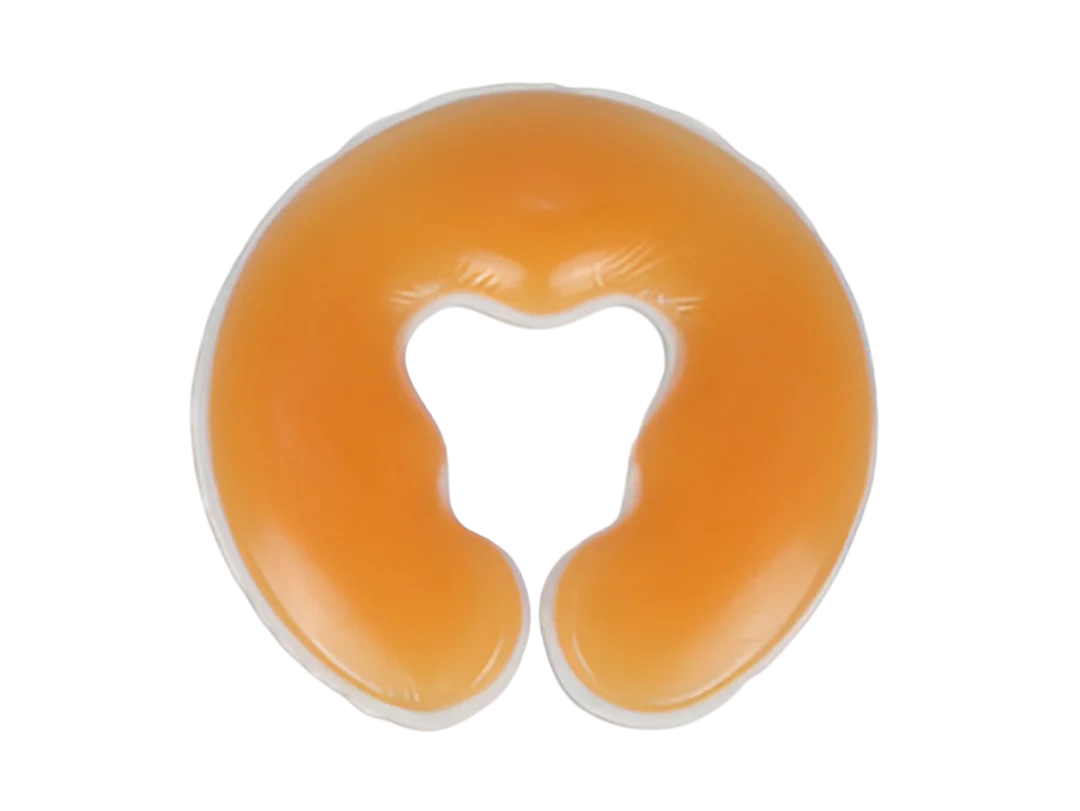 Coussin visage en gel silicone en U