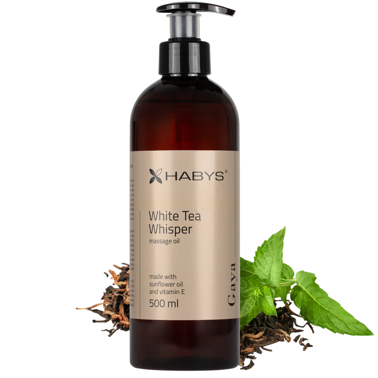 Huile de massage professionnelle Gaya White Tea Whisper