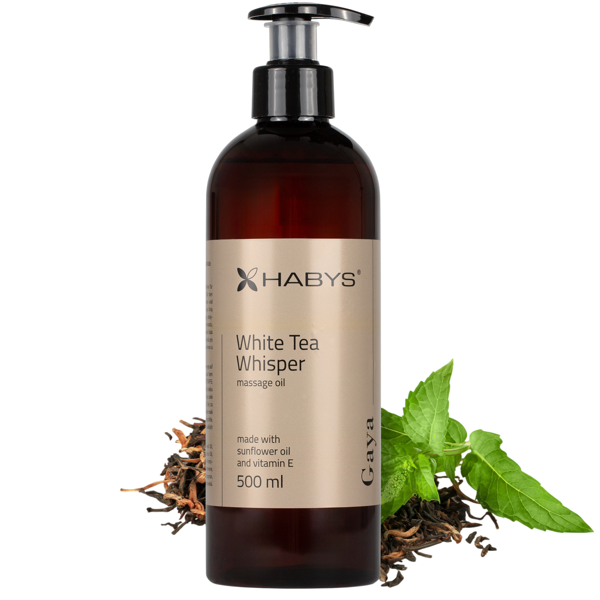 Huile de massage professionnelle Gaya White Tea Whisper