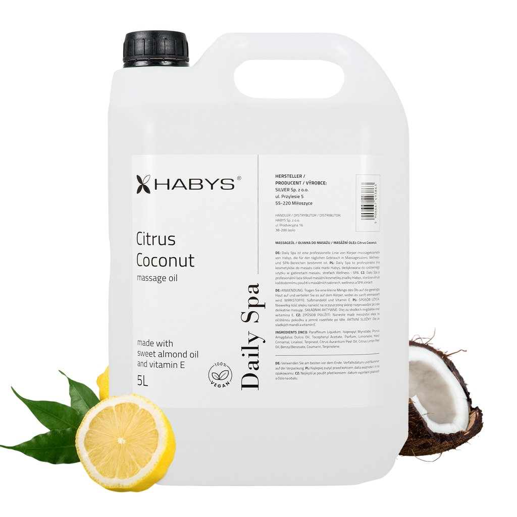 Huile de massage professionnelle Daily Spa Citrus Coconut