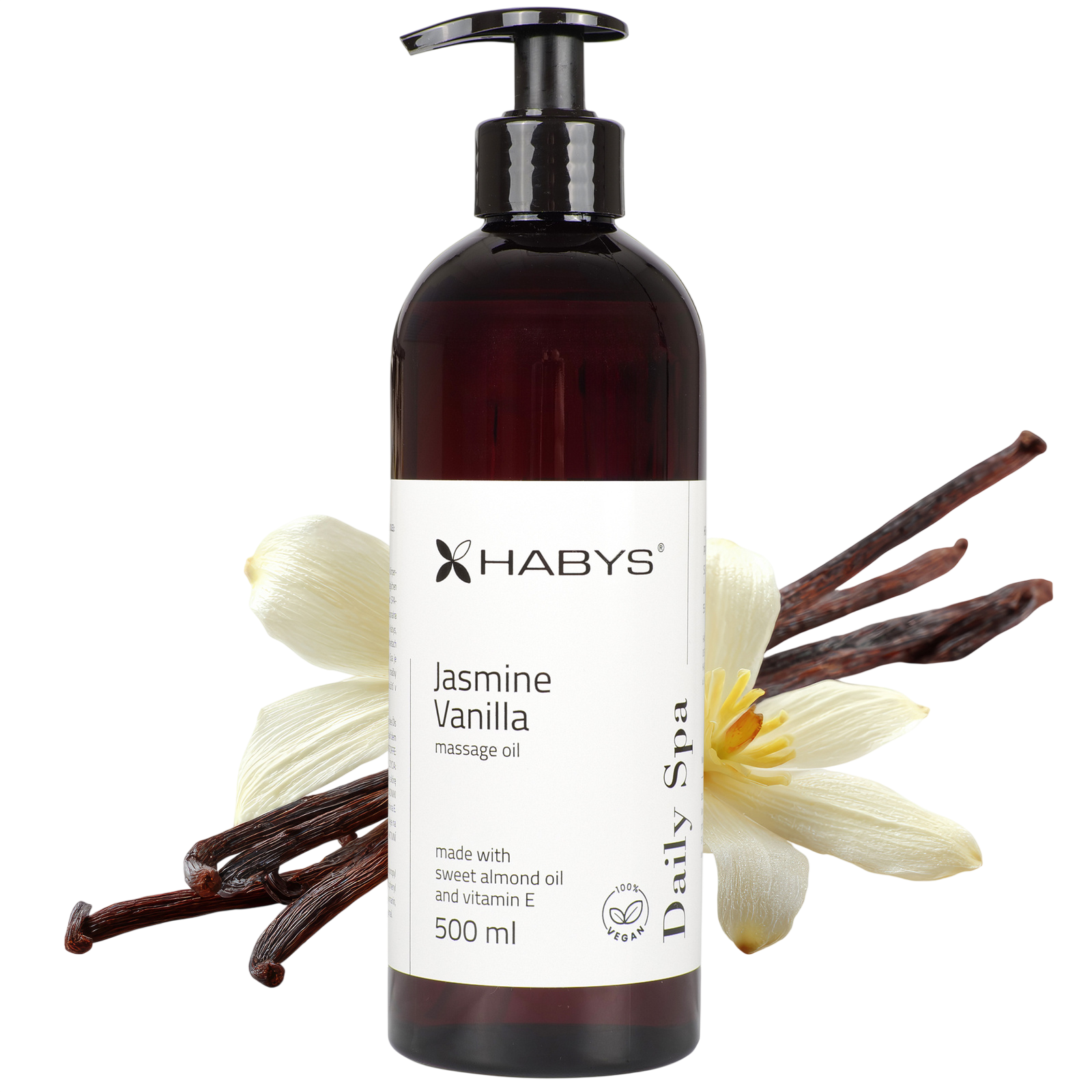 Huile de massage professionnelle Daily Spa Jasmine Vanilla