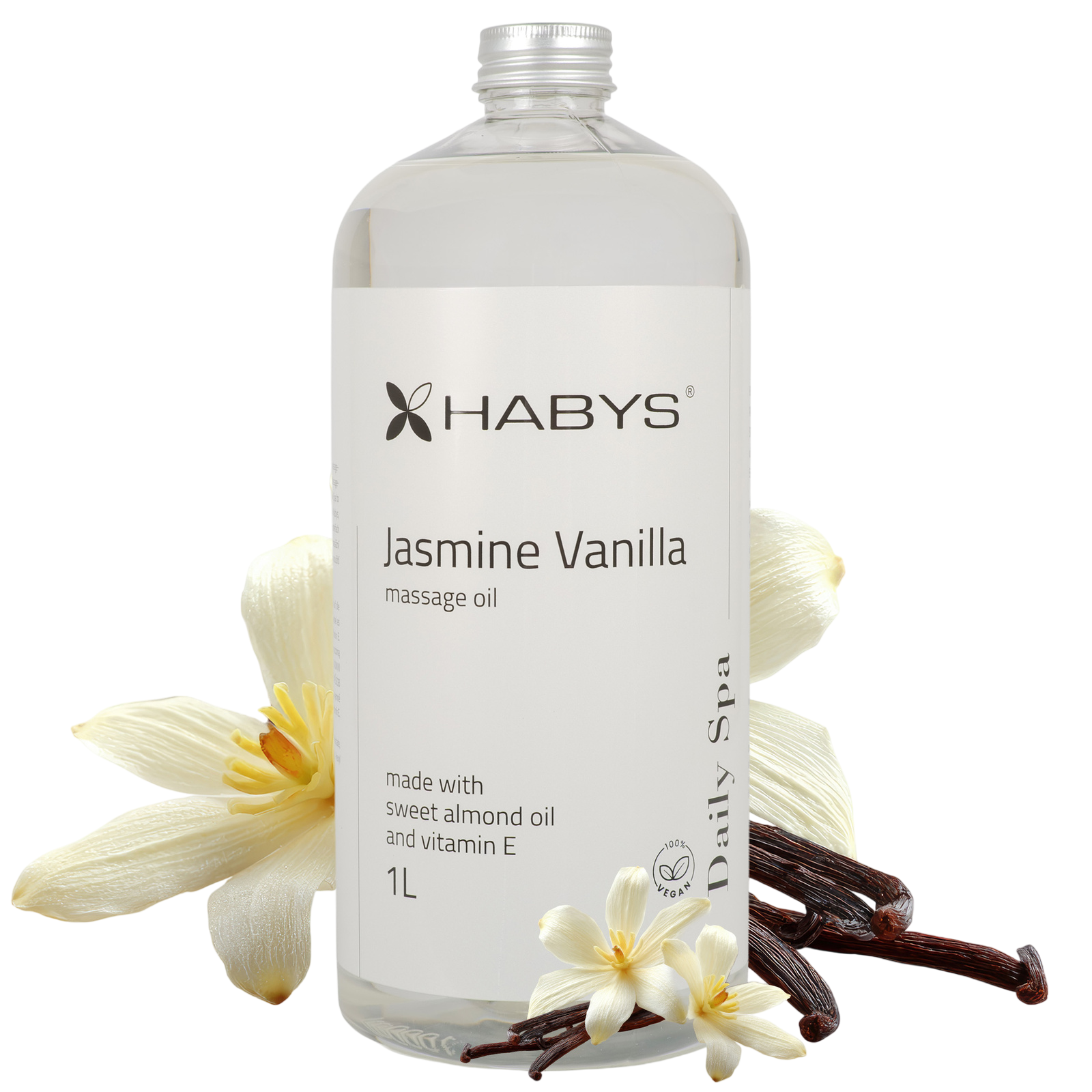 Huile de massage professionnelle Daily Spa Jasmine Vanilla
