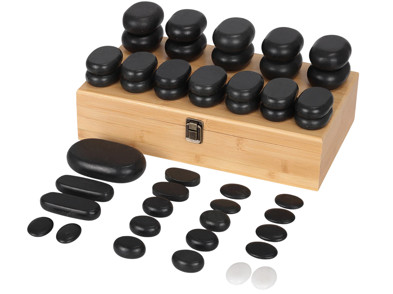 Set Pierres Chaudes Basalte