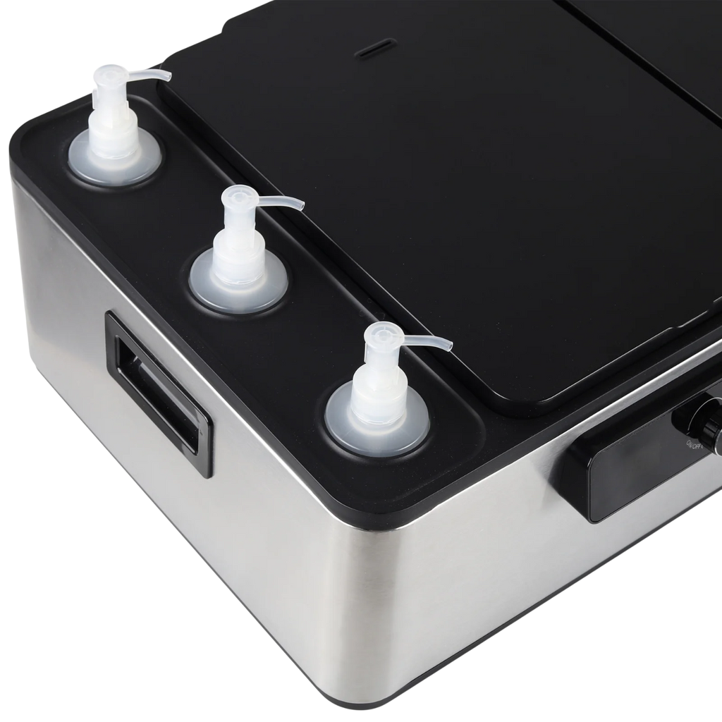 Chauffe-pierres et huiles multifonction