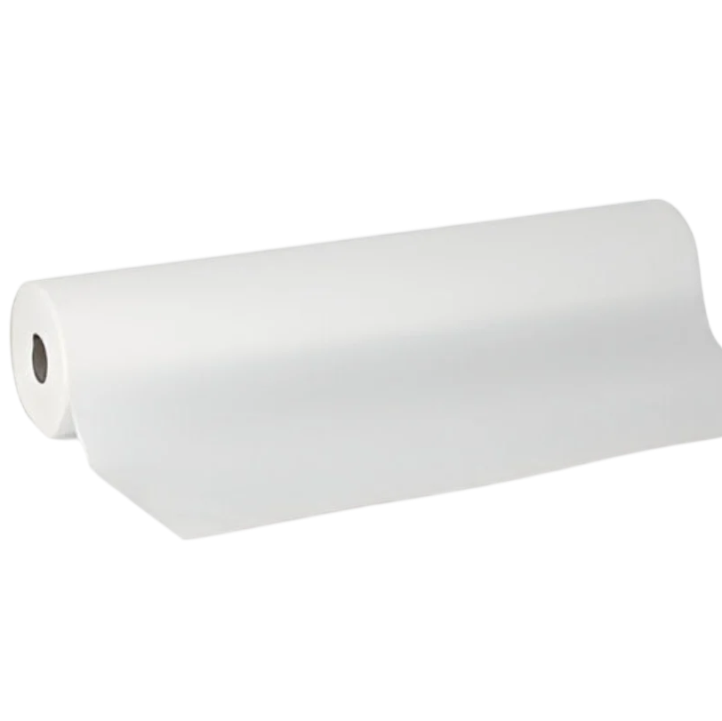 Rouleau de papier jetable blanc pour table de massage - Protection hygiénique non tissé