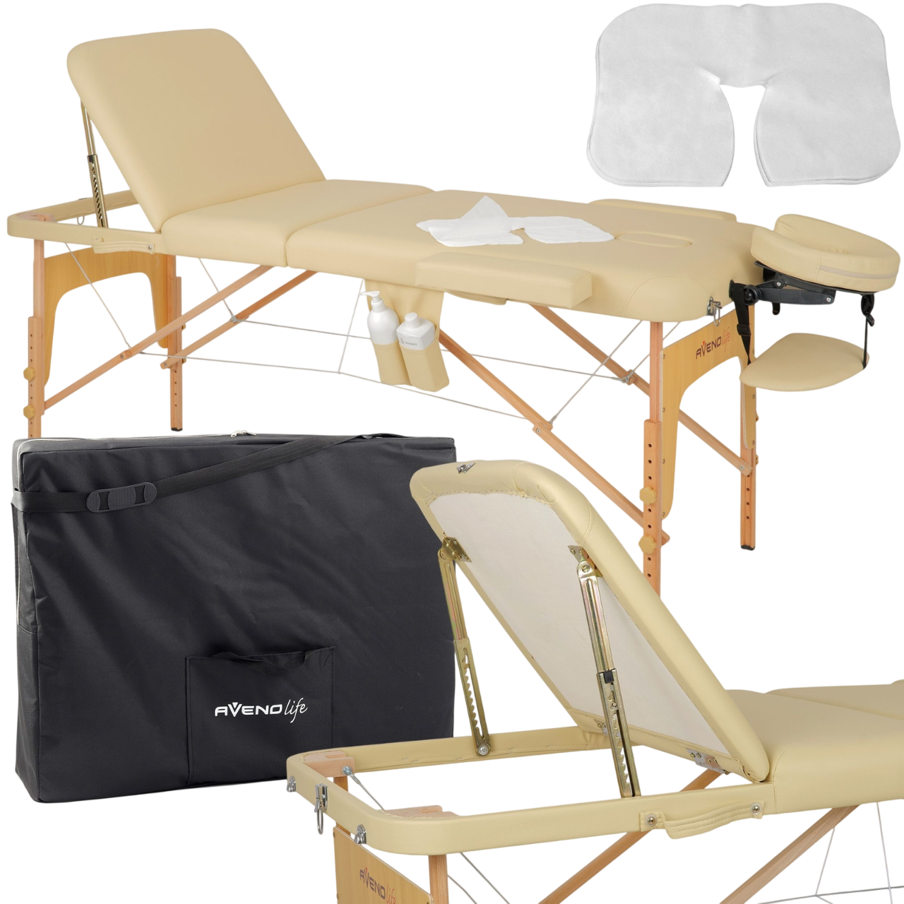 Table de massage en bois