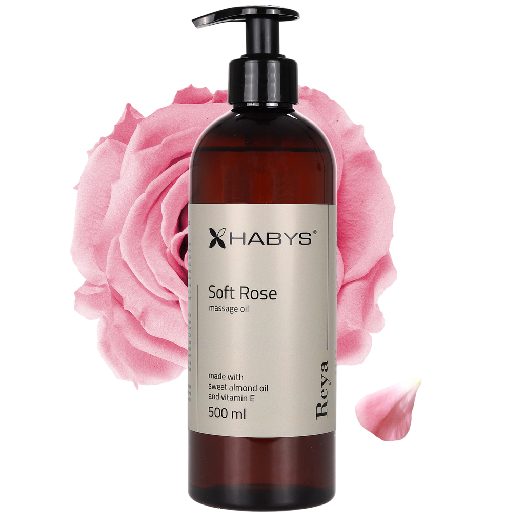 Huile de massage professionnelle Reya Soft Rose