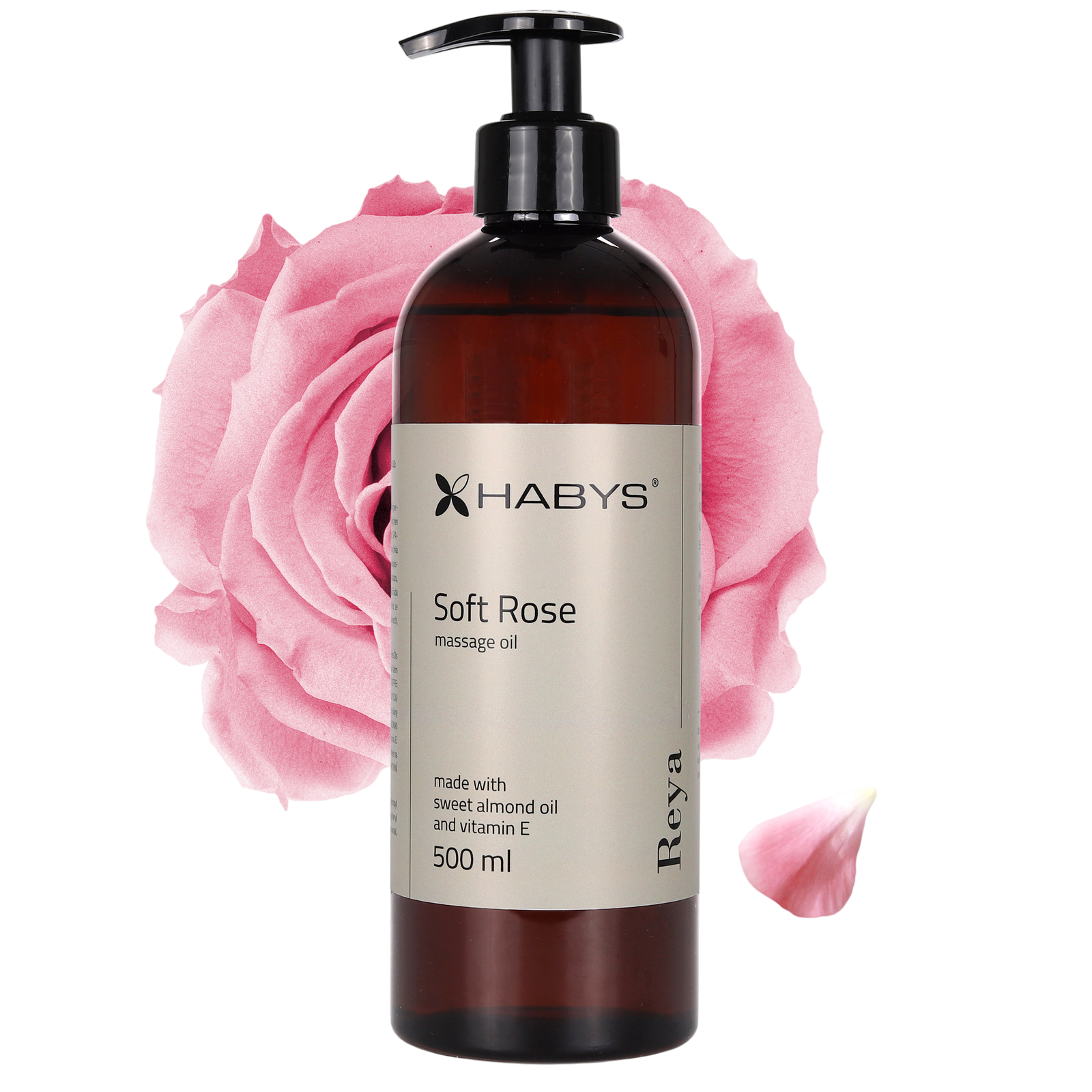 Huile de massage professionnelle Reya Soft Rose