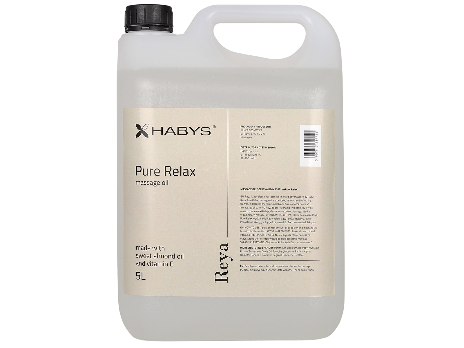 Huile de massage professionnelle Reya Pure Relax