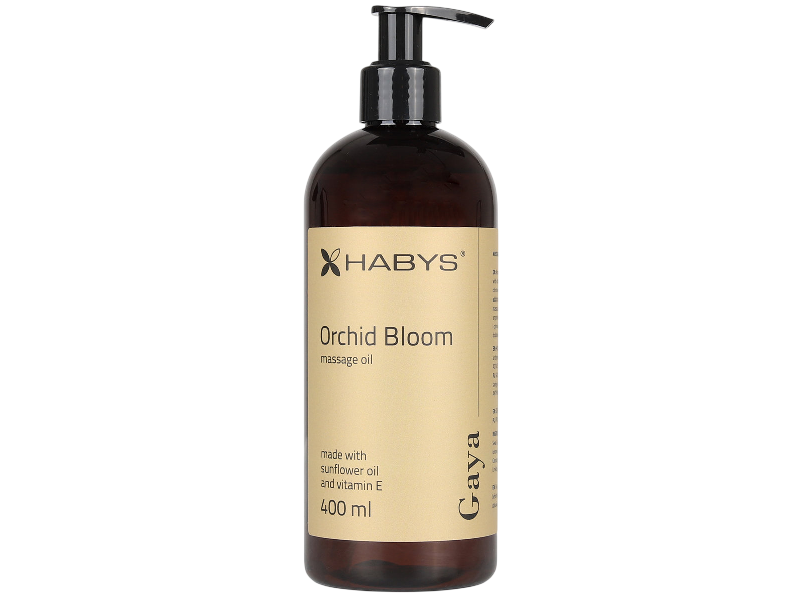 Huile de massage professionnelle Gaya Orchid Bloom