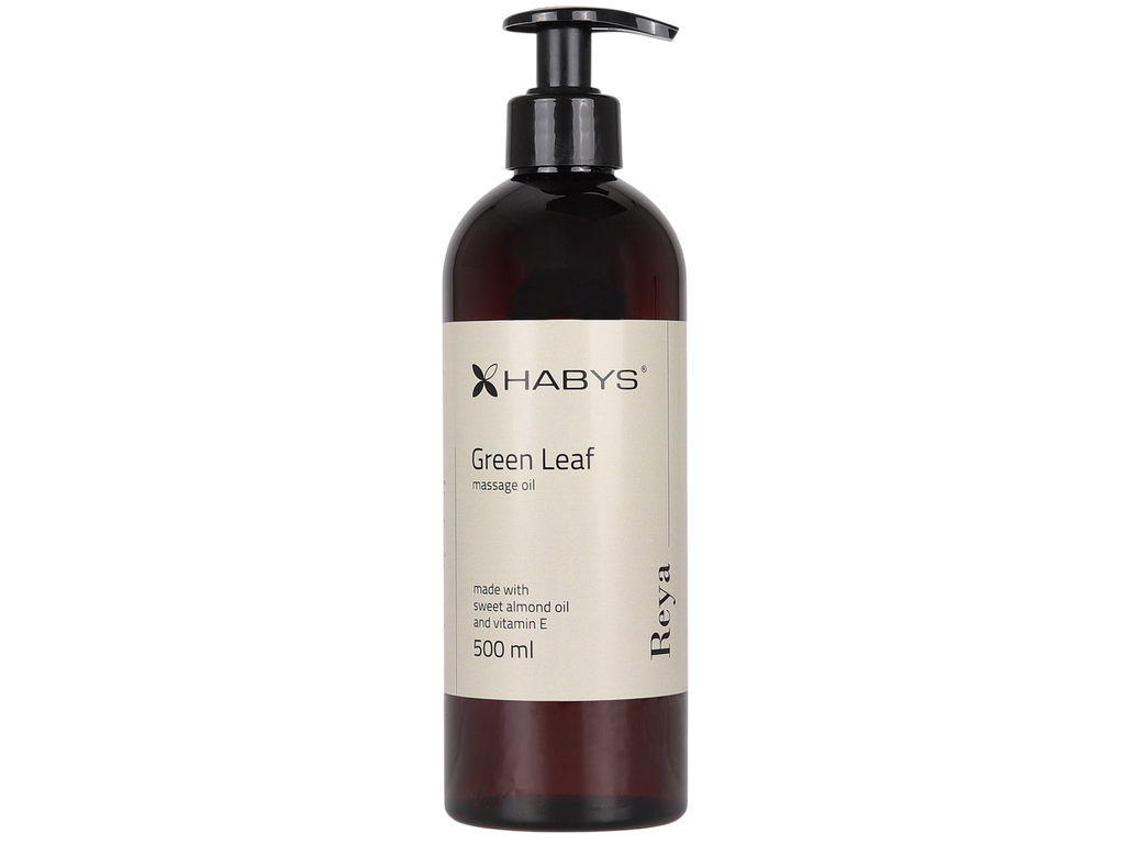 Huile de massage professionnelle Reya Green Leaf