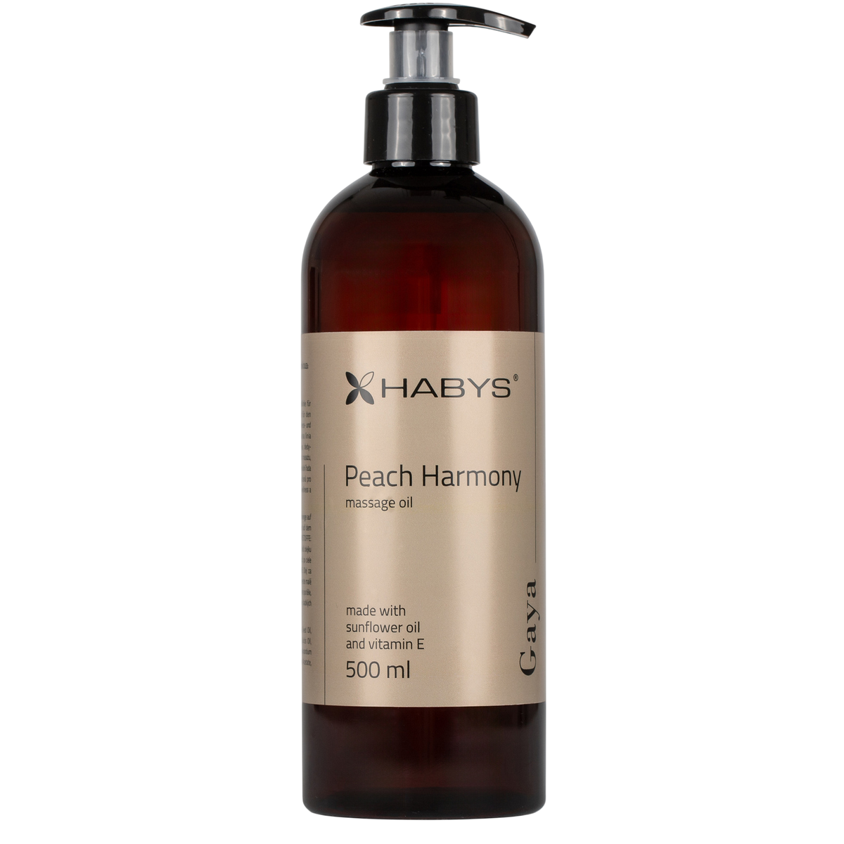Huile de massage professionnelle Gaya Peach Harmony