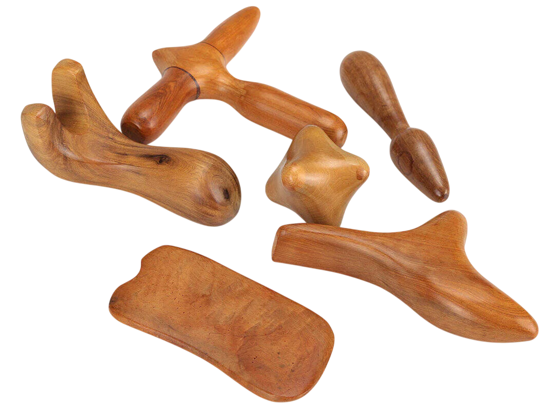 Outils de massage en bois