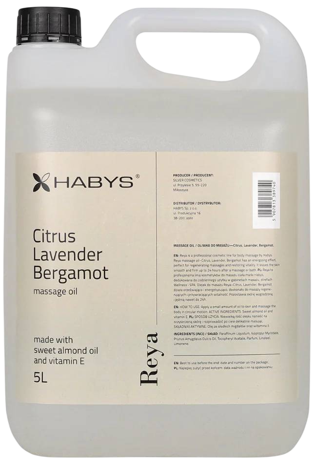 Huile de massage professionnelle Citrus Lavender Bergamot